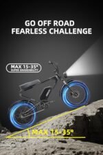 MEELOD Electric Bike for Adults with 750W Brushless Motor 28MPH Commuting Electric Mountain Bike 48V Removable Battery 12V LED Headlight 4.0 Fat Tire Electric Bicycle - Image 2