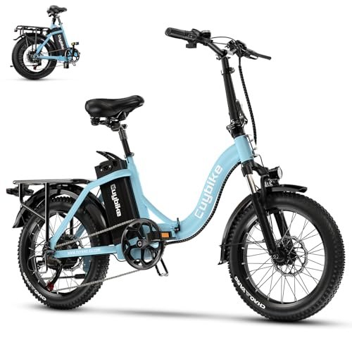 Version 1.0.0 Electric Bike for Adults with 1000W Peak Motor,30mph Max Speed,80 Miles Max Range,48V15A/20A Removable Battery Ebike, 20" Foldable All Terrain Electric Bicycle with 7-Speed and Front Suspension - Image 1