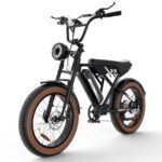 RCB 750W Electric Bike for Adults RK29M, 48V 15Ah Battery Fat Tire Electric Bike, 29MPH 60MI Long Range Electric Mountain Bike,7-Speed Ebike with UL Certified