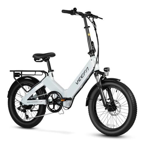 Version 1.0.0 VEEFA F1 Electric Bike for Adults, 500W Motor E Bike with 10.4Ah Removable Battery, Folding Ebike 20MPH Max Speed& 60+ Miles Range, 5 Pedal-Assist Levels, UL 2849 Certified 7-Speed - Image 1