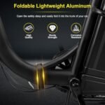 Electric Bike for Adults with Waterproof Removable Battery, 45Miles 20MPH Commuting City Electric Bike with 250W/500W Brushless Motor, 20" Tires and Disc Brake Ebike, Complies to ANSI/CAN/UL2849 - Image 4