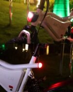 ANCHEER 14" Folding Electric Bike for Adults, 22MPH Ebike with 350W Motor[Peak 500W], 48V 374Wh Battery, Dual Shock Absorber,Brake Taillight, Cruise Control, UL 2849 Certified Electric Bicycle - Image 6