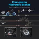 SAMEBIKE Electric Bike for Adults 37Mph 4000W Peak Electric Dirt Bike Motor Ebike 18Ah/36Ah 20" 4.0 Fat Tire Adult Electric Bicycles Full Suspension E-Bike - Image 5