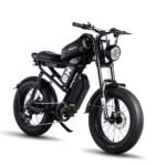 1500W Moped Style Ebike Full Suspension, 20 Inch Fat Tire Electric bike, Max 28MPH & 37-150 Miles Electric Motorcycle, 750WH/1500WH Battery, All-Terrain E Bike for Mountains, Snow, Sand, Road