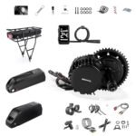 Bafang BBSHD 1000W Mid Drive Kit with Battery(Optional),BBS03 Ebike Conversion Kit with LCD Display,48V/52V 8Fun Electric Bike Conversion Kit for Moutain Road Bike