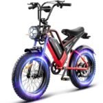 2000W Electric Bike for Adults, 48V 25Ah Removable Battery, Up to 35MPH and 75+ Miles Range, 7-Speed Transmission, 20" Fat Tires Ebike, 3-Pedal-Assist Levels