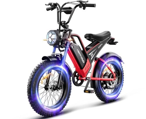 Version 1.0.0 2000W Electric Bike for Adults, 48V 25Ah Removable Battery, Up to 35MPH and 75+ Miles Range, 7-Speed Transmission, 20" Fat Tires Ebike, 3-Pedal-Assist Levels - Image 1