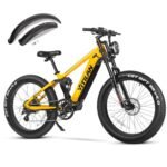 VITILAN T7 Electric Bike for Adults Fat Tire Ebike 750W BAFANG Motor 20AH Removable Sam-Sung Battery 26 Inch Mountain 28MPH Electric Bicycle Full Suspension Shi-Mano 8 Speed