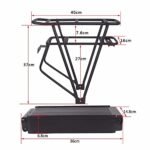 XP-POWER(1-7 Days Delivery Ebike Battery 52V 48V 36V Rear Rack Battery Electric Bike Lithium Ion Battery Pack for 1800W 1500W 1200W 1000W 750W 500W 350W Bafang Voilamart Electric Bicycle Motor - Image 5