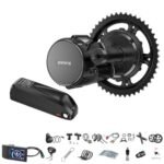 BAFANG 750W Mid Drive Kit with Downtube Battery 48V20Ah, BBS02 48V 750W Ebike Conversion Motor Kits with 500C Display&42T Chainring Electric Bike Conversion Kit-Fit BB68-73mm Bike