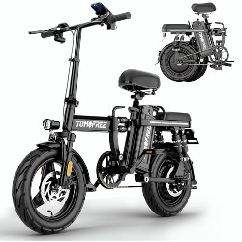 Version 1.0.0 Z1 Electric Bike for Adults, 1000W Motor, 25MPH Max Speed, 14” Tires for Adult Electric Bicycles, 48V 20AH Removable Battery, 3 Speed, Full Suspension, Foldable City Commuter Ebike - Image 1