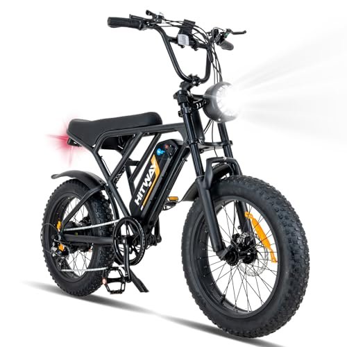 Version 1.0.0 E Bike Electric Bicycle for Adults 20 Inch 4.0 Fat Tire Ebikes, 48V 15AH Mountain E-MTB Bicycle, 7 Gears for Commuting, up to 55-80km,UL2849 Certified - Image 1