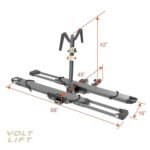 Hyperax Special Combo -Patented Lift Assisted Volt Lift with 2X E-Bike Adapter Up to 80lbs eBikes for RV, Camper, Motorhome Toad - Image 6