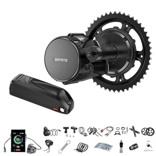 Version 1.0.0 BAFANG 750W Mid Drive Kit with Downtube Battery 48V20Ah, BBS02 48V 750W Ebike Conversion Motor Kits with C18 Display&44T Chainring Electric Bike Conversion Kit-Fit BB68-73mm Bike - Image 1
