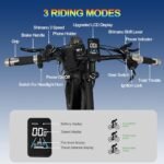 Electric Bike for Adults, 48V 23Ah Fat Tire Ebike Dual Motor AWD 2000W 35MPH Electric Bicycles 21-Speed with Ignition Lock Hydraulic Disc Brake - Image 6