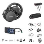 BAFANG BBS02B 48V 750W 100MM Ebike Motor with LCD Display Electric Bike Conversion Kit with Battery (500C Display, Motor kit+44T Chainring+Shark Battery 48V 13Ah)