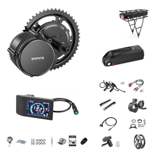 Version 1.0.0 BAFANG BBS02B 48V 750W 100MM Ebike Motor with LCD Display Electric Bike Conversion Kit with Battery (500C Display, Motor kit+44T Chainring+Shark Battery 48V 13Ah) - Image 1