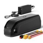 Ebike Battery 48V 20Ah for Electric Bike/Bicycle Power Supply Hailong Li-ion Battery Pack with Fix Plate, Safe Lock, 3A Charger, XT60 Connector and LED Indicator for 100-1200W Motor