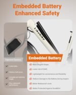 Seeker S Electric Bike for Adults 350W(Peak 540W) 26 inch Electric Bicycle Step Thru Ebike, with 36V/9Ah Battery, 20MPH, 7-Speed Gears and Front Suspension, UL 2849 Certified E-Bikes - Image 3