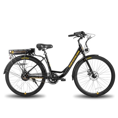 Version 1.0.0 HILAND Electric Bike for Adults, 26” 500W Men Women Ebike with Throttle, Removable Battery, LCD Display, 20 MPH Ebikes Commuter Cruiser - Image 1