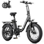 ENGWE Electric Bike for Adults, Foldable 1125W Peak Motor Ebike, 28Mph 80Miles Commuter E Bike with 52V 13AH Removable Battery, 20" x 3.0 Fat Tire Folding Electric Bicycle