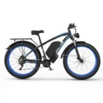 Electric Bike for Adults 1000W Peak 1500W Motor E Bike with 52V 19.2AH Battery 35.5MPH 21 Speed Ebike, 26"x4" All Terrain Fat Tire Electric Bicycle with Front Fork Suspension - Image 3