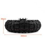 L-faster 10 Inch Off-Road Wheel Dual Drive 350W Geared Motor Chain Kit Reverse Switch for Electric Barrow Trolley Wagon Bike - Image 4