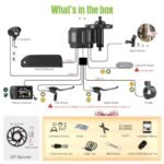 BAFANG 750W Mid Drive Kit, 8Fun BBS02B 48V750W Mid Drive Ebike Conversion Kit with LCD Display & Chainring, Electric Brushless Bike Motor Motor para Bicicleta for BB 68-73mm MTB,Trike,Citybike - Image 6