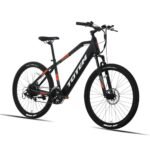 E-TOTEM 27.5" Electric Bicycle for Adults with 21-Speed Gear and Mechanical Disc Brakes, E-Bike with 48V 10.4Ah Removable Battery Up to 40 Miles of Range, Electric Bike with Suspension Fork