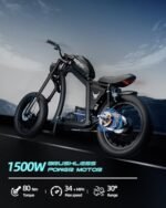 BG-X Electric Bike for Adults,1500W Brushless Motor 48V/31.5Ah Up to 40 Miles E-Bike Front/Rear Turn Signal Dual Suspension Ebikes - Image 3