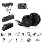BAFANG 1000W Mid Drive Kit with Battery(Optional) BBSHD BBS03 Ebike Conversion Kit with Display,48V/52V 8Fun Electric Bike Conversion Kit for Moutain Road Bike(EKD01,Shark Battery 52V20AH)