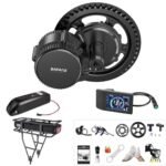 BAFANG Mid Drive Motor Kit : 48V 750W 500W 52V 1000W Mid Mount Electric Bike Conversion Kit with Battery (Optional) & Display for BB68-73mm, Powerful BBS02B BBSHD for Mountain Road Bike