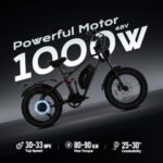 eAhora Terra Peak 1500W Electric Bike for Adults,30+mph Colorful Display Full Suspension Electric Mountain Bike Dual Hydraulic Brakes 20 * 4.0 Fat Tire City Electric Bike - Image 2