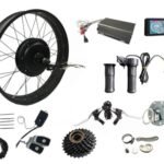 3000W Rear Wheel Electric Fat Bike Conversion Kit, 72V 80A Sabvoton Programmable Controller, 7-Speed Flywheel, Torque Arm