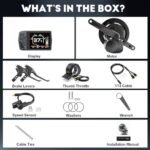 for Tongsheng TSDZ2B Mid Motor : 2024 New 48V 500W Mid Drive Kit - Optional Display, 42T Chainring, Torque Sensor, Mid Mount Electric Bike Conversion Kit for 68-73mm Bottom Bracket - Image 6