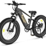 CycUltra Electric Bike for Adults 1500W Peak Motor, 750Wh Removable Battery, 28 mph Ebike, 85Miles PAS Range, 26" x 4.0 Fat Tire Dirt Electric Bicycles, 9 Speed Full Suspension