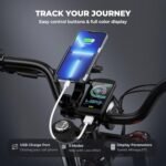 G-FORCE ZM Electric Bike for Adults, Dual Battery Max 160 Miles Electric Mountain Bike, 750W (Peak 1200W) E Bike w/ 30 MPH, 20"x4" Fat Tire 48V 40AH Full Suspension Moped-Style Electric Bicycle - Image 6