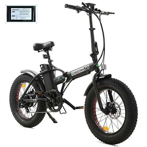 Version 1.0.0 ECOTRIC Electric Bike 500W Folding Ebike 20" Fat Tire Foldable Electric Bicycle 48V 12.5AH Lithium Removable Battery Beach Snow Mountain E-Bike Commute Ebike for Adults Shimano 7-Speed - Image 1