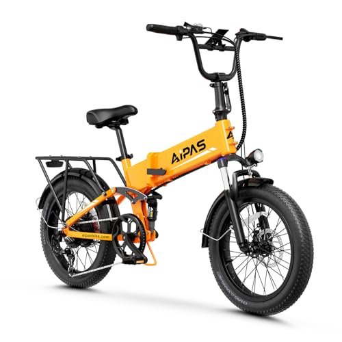 Version 1.0.0 F3 Electric Bike for Adults with 1500W Motor Peak,48V 624Wh Removable Battery Max 74 Miles 28MPH,20" x 3.0 Fat Tire Folding Electric Bike with 7-Speed and Full Suspension. - Image 1