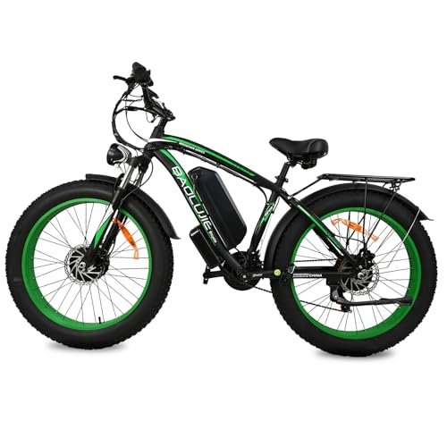 Version 1.0.0 LUNYEE 2000W Electric Bike with 20Ah Removable Battery 26"×4“Fat Tire Ebike for Adults 35MPH 80/100Miles Electric Bicycles with Shi-Mano 21 Speed Lockable Front Sespension Hydraulic - Image 1