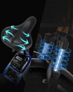 Electric Bike for Adults - 1000/1500W, 30/36 MPH, 48V 15/20Ah Removable Battery, Step-Thru Commuter Electric Bicycle with 20''/26" Fat Tire, 7-Speed Folding Ebike, Range of 50/70 Miles - Image 5