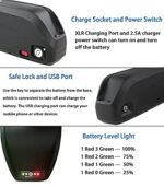 Leonidas Ebike Battery (US Warehouse) 36V 48V 52V 10AH 13AH 15AH 20AH Electric Bike Battery for 200W 500W 750W 1000W 1600W Bike Motor, Lithium ion Batteries Pack for Bafang Voilamart AW - Image 2