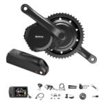 BAFANG 1000W Mid Drive Kit with Downtube 52V20Ah Battery, BBS03 52V 1000W Ebike Conversion Motor Kits with EKD01 Display&46T Chainring Electric Bike Conversion Kit-Fit BB68-73mm Bike