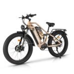 PHILODO Electric Bike for Adults, Dual Motor Fat Tire Ebike 2 * 1000W Dual Battery Electric Bicycles 48V 46AH with Full Suspension Hydraulic Disc Brakes 35MPH