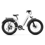 SISIGAD Electric Bike for Adults, Fat Tire Electric Bike,26" All-Terrain Bicycle, Peak 1400W Motor, 50Miles Range and 32MPH Top Speed, 48V 15Ah Removable Battery,7-Speed Ebike - Image 6