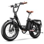 Electric Bike for Adults,1500W Motor Peak 48V 18AH Removable Battery,30MPH Ebike, 20" x 4.0 Fat Tire Electric Bike Commuter Beach Snow Bicycle,7-Speed,Dual Shock Absorber