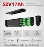 Cyrusher OVIA 20Inch Electric Bike Aluminum Ebkie Air Suspension 52V 17Ah Max Range 64 Miles 4.0 Inch Fat Tires - Image 4