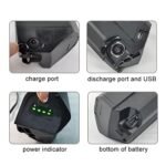 36V 48V 21Ah Reention Dorado Max Ebike Battery Pack Compatible for NCM Electric Bike Removable Lithium Batteries wih USB Port (48V 21Ah) - Image 3