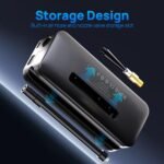 Electric Bike Pump Portable, Air Compressor Portable Tire Inflator-150PSI Smart Air Pump with Digital Pressure Gauge for Bike, E-Bike, Motorcycle with Presta and Schrader Valve - Image 5