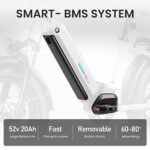 MAGICYCLE Ocelot/Ocelot Pro Step Thru 20" Electric Bike for Adults 750W 52V E Bike 15Ah/20Ah Long Range Electric Bike Max 28 Mph 7 Speeds - Image 3